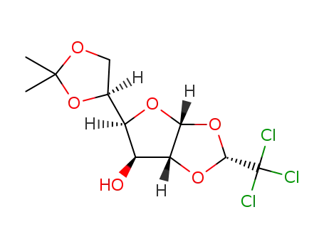 5,6-O-isopropylidene-1,2-O-(R)-trichloroethylidene-α-D-glucofuranose