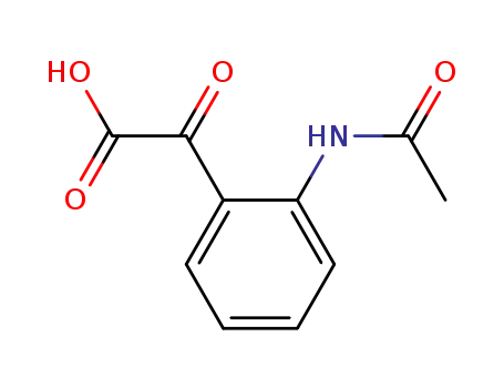 Molecular Structure of 32375-61-4 (N-acetylisatic acid)