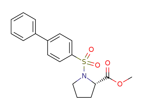 methyl (S)-1-([1,1’-biphenyl]-4-ylsulfonyl)pyrrolidine-2-carboxylate