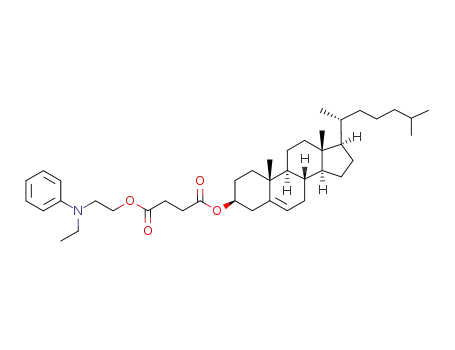 2-(N-ethyl-N-phenylamino)ethyl 3'-((cholesteryl)oxycarbonyl)propionate