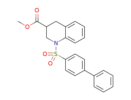 (±)-methyl 1-([1,1'-biphenyl]-4-ylsulfonyl)-1,2,3,4-tetrahydroquinoline-3-carboxylate