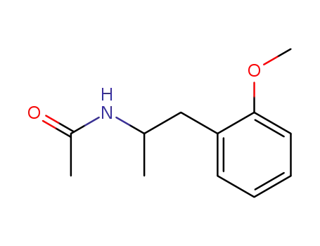 Molecular Structure of 72687-66-2 (Acetamide, N-[2-(2-methoxyphenyl)-1-methylethyl]-)