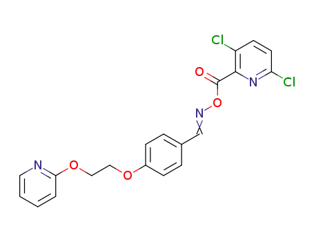 4-(2-(2-pyridinyloxy)ethoxy)benzaldehyde-O-((3,6-dichloro-2-pyridinyl)carbonyl)oxime