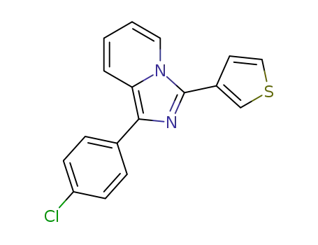 1-(4-chlorophenyl)-3-(thiophen-3-yl)imidazo[1,5-a]pyridine