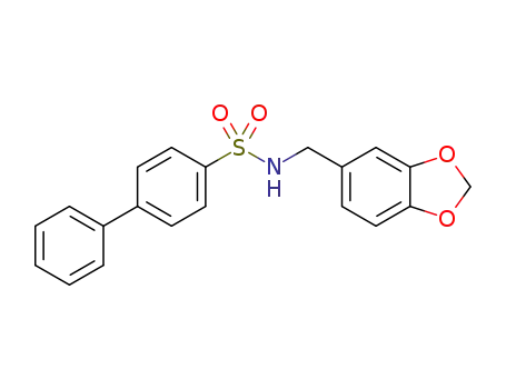 N-(1,3-benzodioxol-5-ylmethyl)-4-diphenylsulfonamide