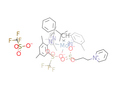 [Mo{N-2,6-(Me2)C6H3}(CHCMe2Ph)(1,3-dimesitylimidazolin-2-ylidene)(OTf)(PPS)]OTf