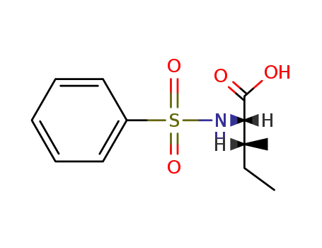 LS-threo-2-benzenesulfonylamino-3-methyl-valeric acid