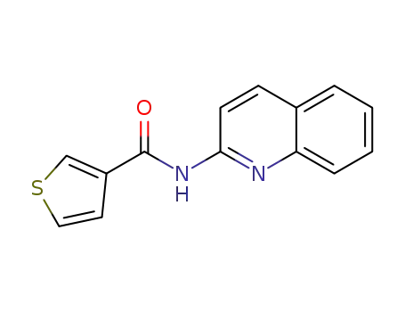 N-(quinolin-2-yl)thiophene-3-carboxamide