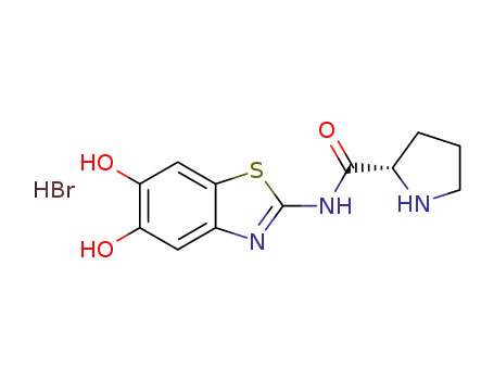 (S)-N-(5,6-dihydroxybenzo[d]thiazol-2-yl)pyrrolidine-2-carboxamide hydrobromide