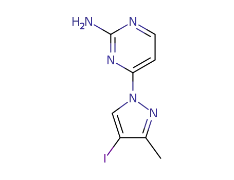4-(4-iodo-3-methyl-1H-pyrazol-1-yl)pyrimidin-2-amine