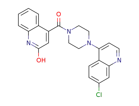 (4-(7-chloroquinolin-4-yl)piperazin-1-yl)(2-hydroxyquinolin-4-yl)methanone