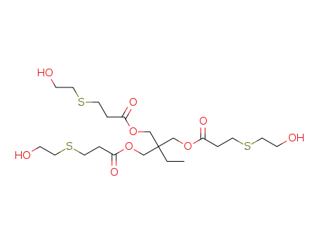 2-ethyl-2-(((3-((2-hydroxyethyl)thio)propanoyl)oxy)methyl)propane-1,3-diyl bis(3-((2-hydroxyethyl)thio)propanoate)