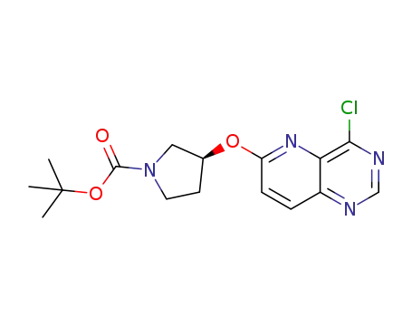 tert-butyl (3S)-3-(4-chloropyrido[3,2-d]pyrimidin-6-yl)oxypyrrolidine-1-carboxylate