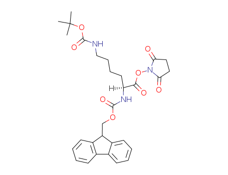N6-[(1,1-Dimethylethoxy)carbonyl]-N2-[(9H-fluoren-9-ylmethoxy)carbonyl]-L-lysine 2,5-dioxo-1-pyrrolidinyl ester