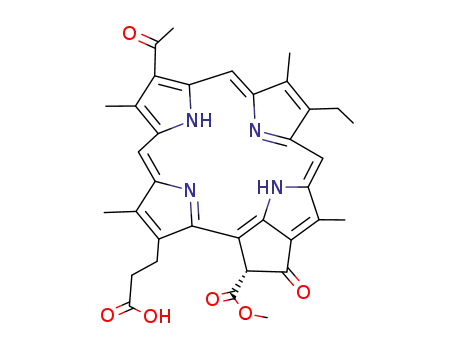 132-(methoxycarbonyl)-31-oxophytoporphyrin