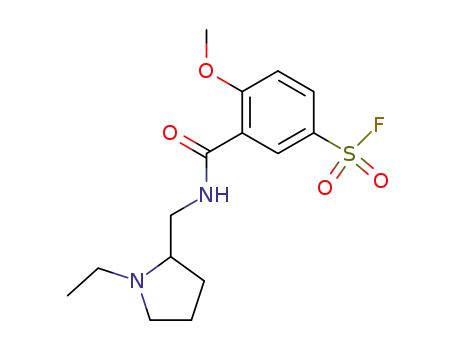 3-(((N-ethyl-2-pyrrolidinyl)methyl)carbamoyl)-4-methoxybenzenesulfonyl fluoride