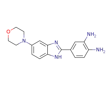 4-(5-morpholin-4-yl-1(3)H-benzoimidazol-2-yl)-benzene-1,2-diamine