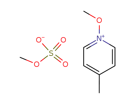Molecular Structure of 51384-29-3 (Pyridinium, 1-methoxy-4-methyl-, methyl sulfate)