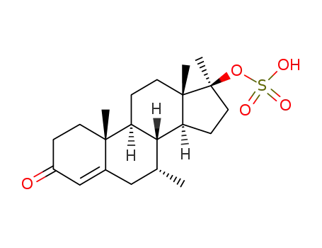 Sulfuric acid mono-((7R,8R,9S,10R,13S,14S,17S)-7,10,13,17-tetramethyl-3-oxo-2,3,6,7,8,9,10,11,12,13,14,15,16,17-tetradecahydro-1H-cyclopenta[a]phenanthren-17-yl) ester