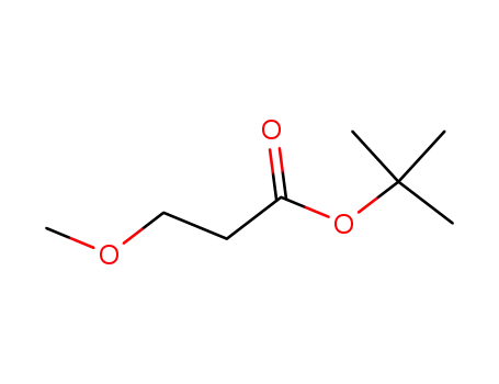 Molecular Structure of 112032-54-9 (Propanoic acid, 3-methoxy-, 1,1-dimethylethyl ester)