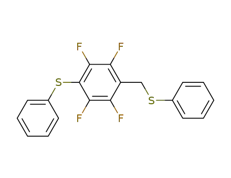 1,2,4,5-Tetrafluoro-3-phenylsulfanyl-6-phenylsulfanylmethyl-benzene