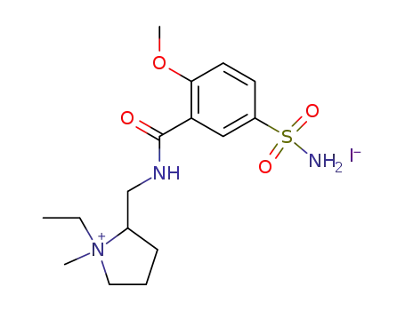 2-<(2-methoxy-5-sulfamoylbenzamido)methyl>-1-ethyl-1-methylpyrrolidinium iodide