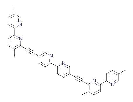 5,5'-bis<(5,5'-dimethyl-2,2'-bipyridin-6-yl)ethynyl>-2,2'-bipyridine