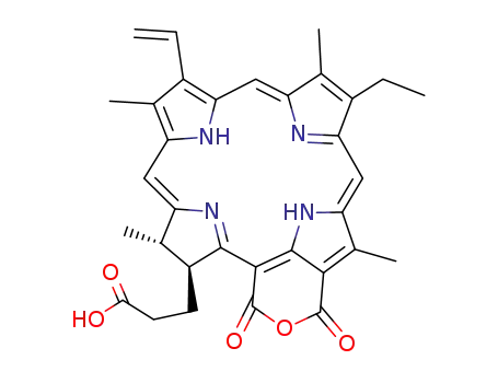Molecular Structure of 25465-77-4 (Purpurin 18)