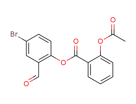 2-Acetoxy-benzoic acid 4-bromo-2-formyl-phenyl ester