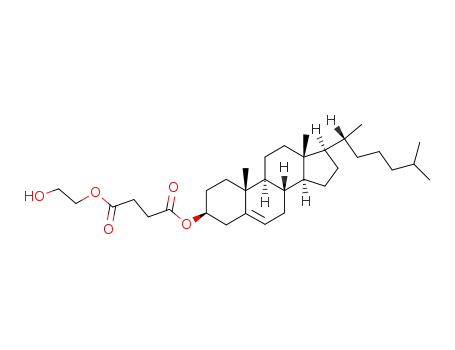Succinic acid (3S,8S,9S,10R,13R,14S,17R)-17-((R)-1,5-dimethyl-hexyl)-10,13-dimethyl-2,3,4,7,8,9,10,11,12,13,14,15,16,17-tetradecahydro-1H-cyclopenta[a]phenanthren-3-yl ester 2-hydroxy-ethyl ester