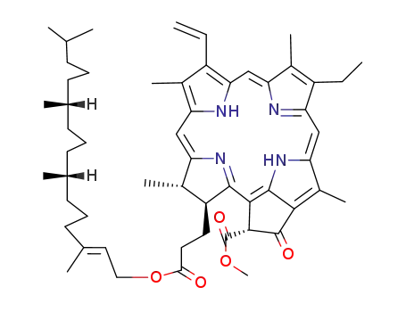 Molecular Structure of 603-17-8 (PHEOPHYTIN A)