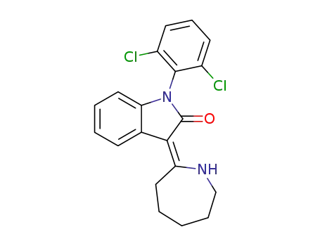 1-(2,6-dichlorophenyl)-3-(hexahydroazepin-2-ylidene)indolin-2-one