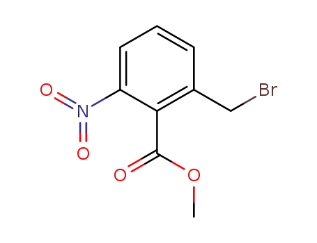 Molecular Structure of 61940-21-4 (METHYL 2-BROMOMETHYL-6-NITRO-BENZOATE)