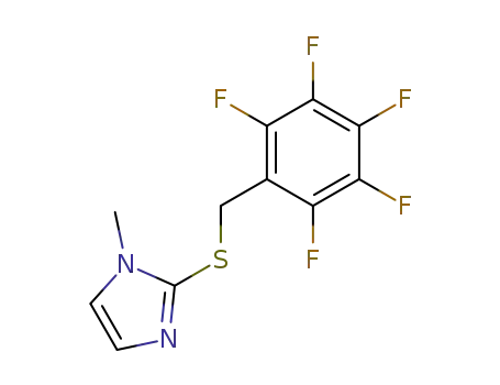 1-methyl-2-[(2,3,4,5,6-pentafluorobenzyl)thio]imidazole