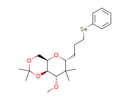 (1S,6R,8R,10S)-10-Methoxy-3,3,9,9-tetramethyl-8-(3-phenylselenylpropyl)-2,4,7-trioxabicyclo[4.4.0]decane