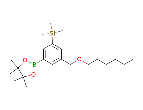 2-(3-Hexyloxymethyl-5-trimethylsilanylphenyl)-4,4,5,5-tetramethyl-[1,3,2]-dioxaborolane