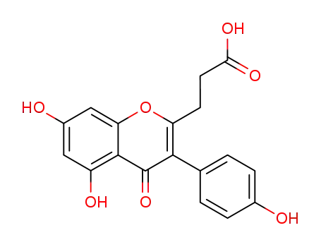 3-[5,7-dihydroxy-3-(4-hydroxyphenyl)-4-oxo-4H-chromen-2-yl]propanoic acid