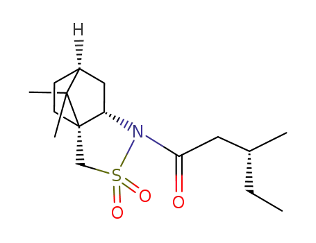 N-[(3R)-3-methylpentanoyl]-(1R,2S)-bornane-2,10-sultam