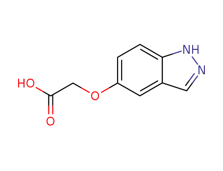 1H-indazol-5-yloxyacetic acid