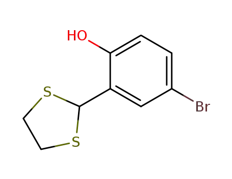 4-bromo-2-[1,3]dithiolan-2-yl-phenol