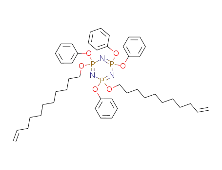 2,2,4,6-tetraphenoxy-4,6-bis-undec-10-enyloxy-2λ5,4λ5,6λ5-[1,3,5,2,4,6]triazatriphosphinine