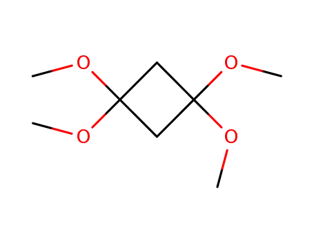 Molecular Structure of 152897-19-3 (1,1,3,3-Tetramethoxycyclobutane)