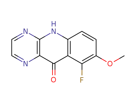 9-fluoro-8-methoxy-5H-pyrazino[2,3-b]quinolin-10-one