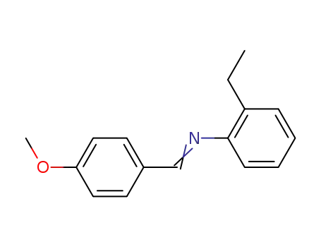 (2-ethylphenyl)(4-methoxybenzylidene)amine
