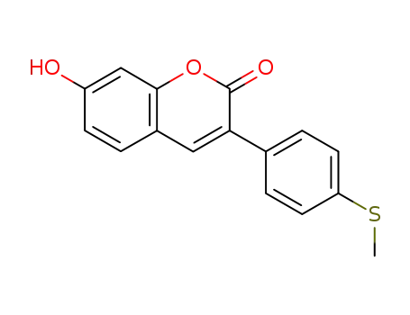 3-(4-methylthiophenyl)-7-hydroxycoumarin