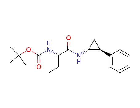 [(S)-1-((1R,2S)-2-Phenyl-cyclopropylcarbamoyl)-propyl]-carbamic acid tert-butyl ester