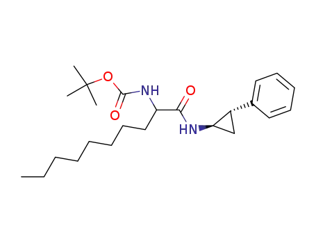 [1-((1R,2S)-2-Phenyl-cyclopropylcarbamoyl)-nonyl]-carbamic acid tert-butyl ester