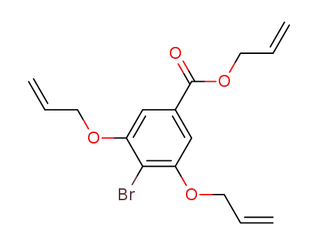3,5-bis-allyloxy-4-bromo-benzoic acid allyl ester