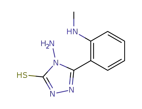 4-amino-5-[2-(N-methylamino)phenyl]-3-mercapto-1,2,4-triazole