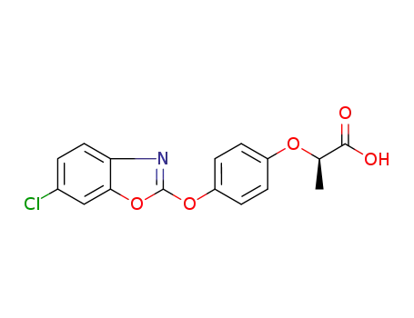 (2R)-2-{4-[(6-chloro-1,3-benzoxazol-2-yl)oxy]phenoxy}propanoic acid